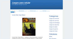 Desktop Screenshot of juegosparacelular.org